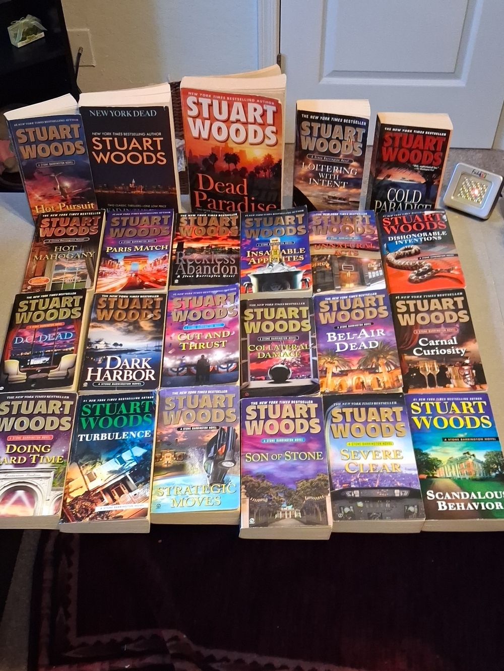 Collection - Assorted Paperback Thriller Novels - Mixed Colors